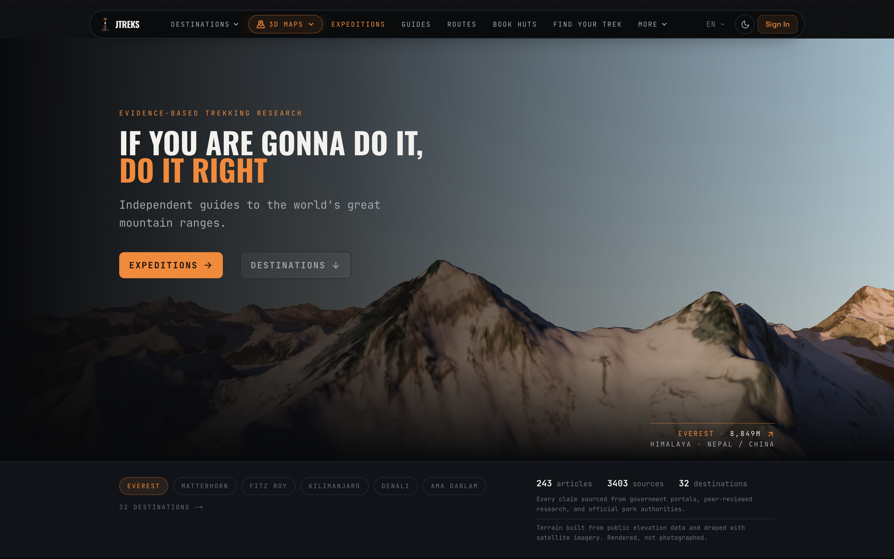 jtreks — live site