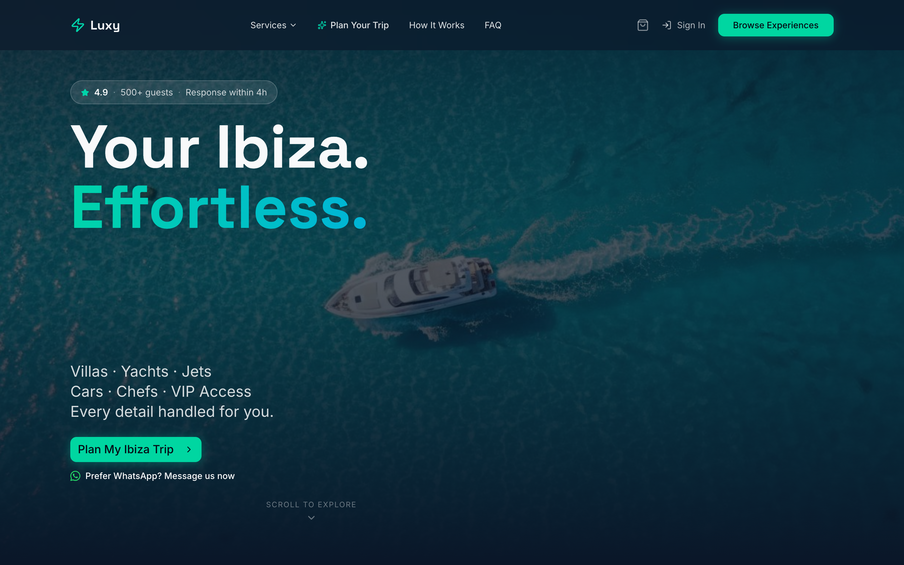 Luxy — live site
